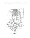 Tool caddy for a wall-mounted electrical panel diagram and image