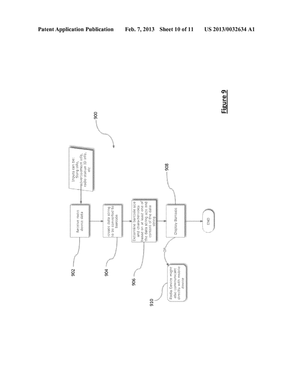 BARCODE GENERATION AND IMPLEMENTATION METHOD AND SYSTEM FOR PROCESSING     INFORMATION - diagram, schematic, and image 11