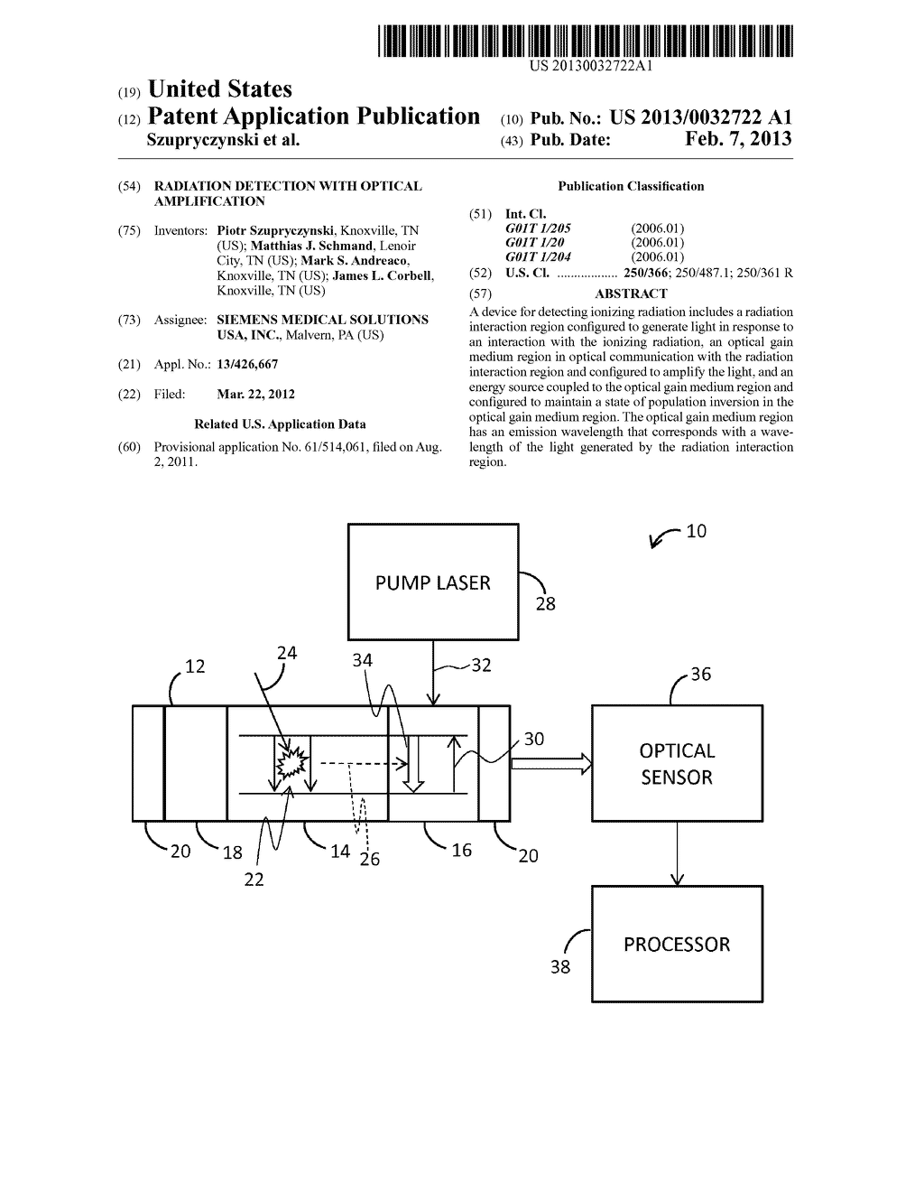 Radiation Detection With Optical Amplification - diagram, schematic, and image 01