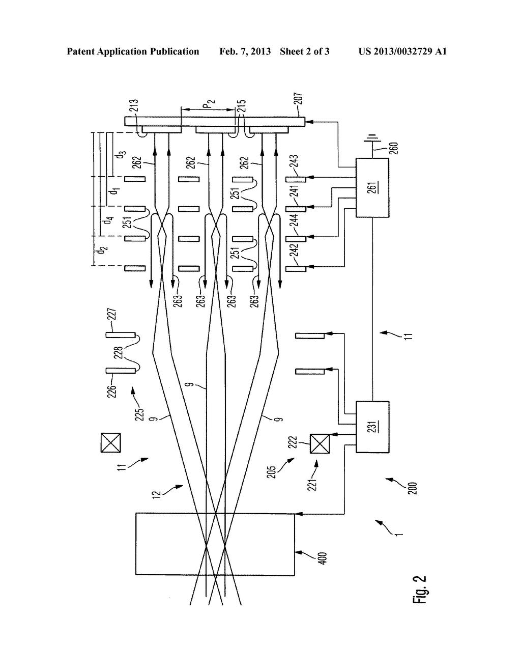 Charged Particle Detection System and Multi-Beamlet Inspection System - diagram, schematic, and image 03