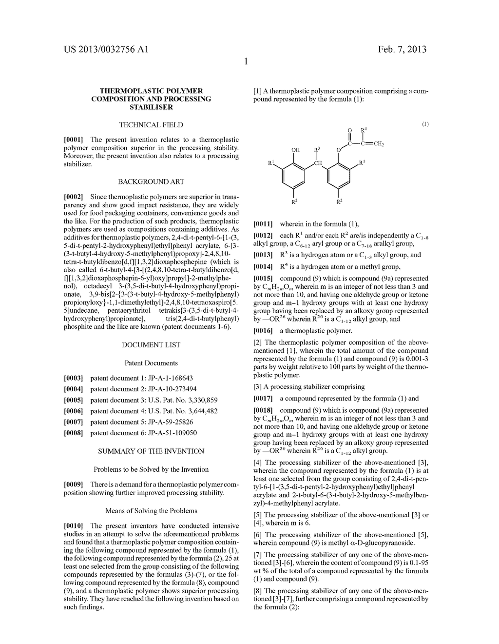 THERMOPLASTIC POLYMER COMPOSITION AND PROCESSING STABILISER - diagram, schematic, and image 02