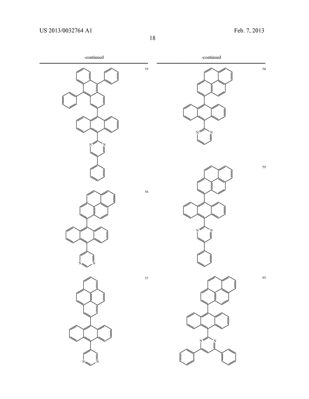 MATERIALS FOR ORGANIC ELECTROLUMINESCENCE DEVICES - diagram, schematic, and image 19