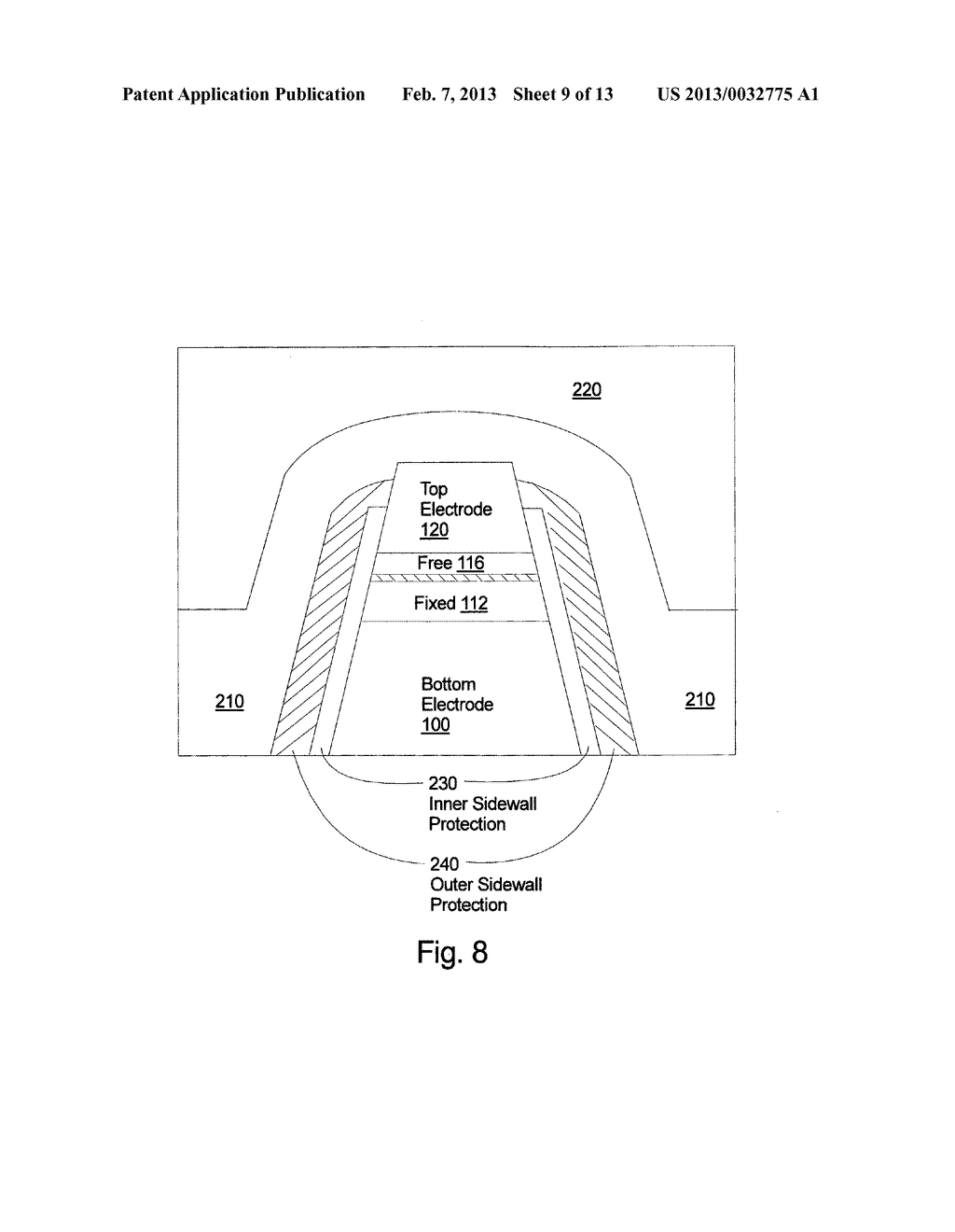 MRAM with sidewall protection and method of fabrication - diagram, schematic, and image 10