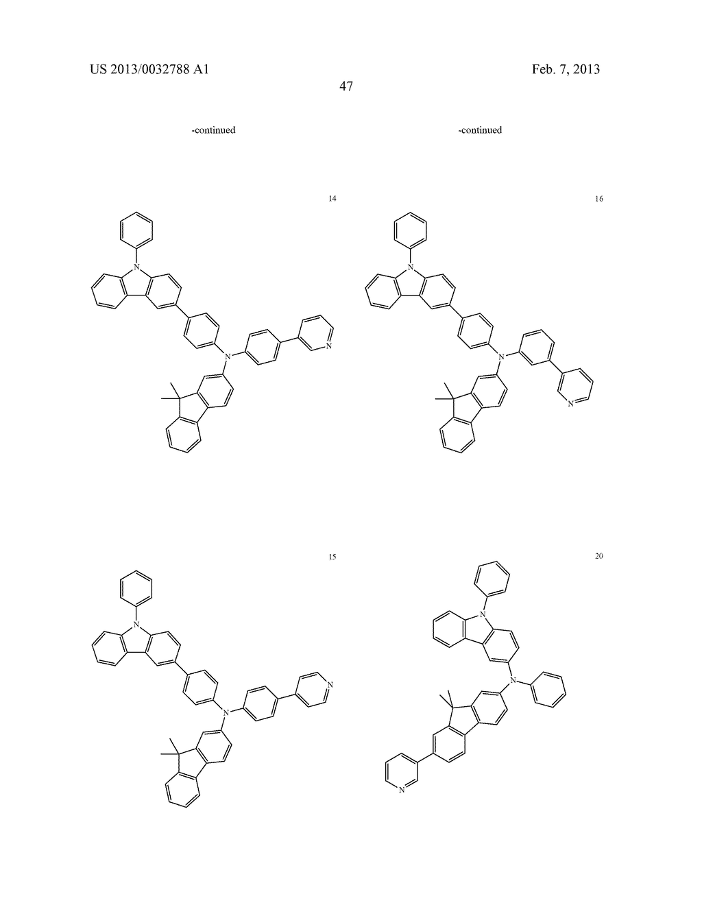 CARBAZOLE-BASED COMPOUND AND ORGANIC LIGHT-EMITTING DIODE COMPRISING THE     SAME - diagram, schematic, and image 51