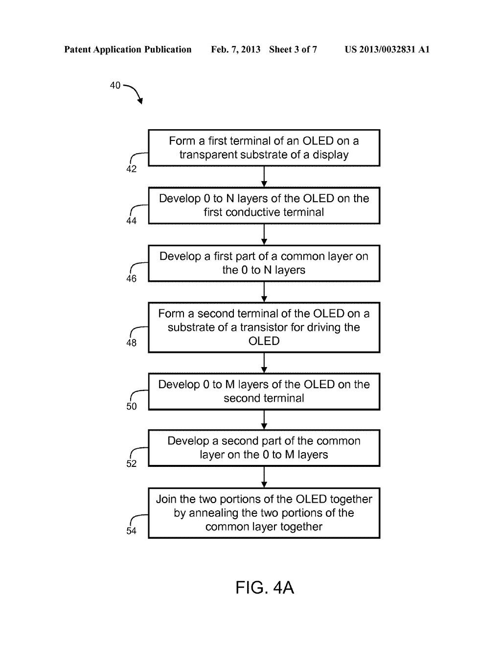 ORGANIC LIGHT EMITTING DIODE AND METHOD OF MANUFACTURING - diagram, schematic, and image 04