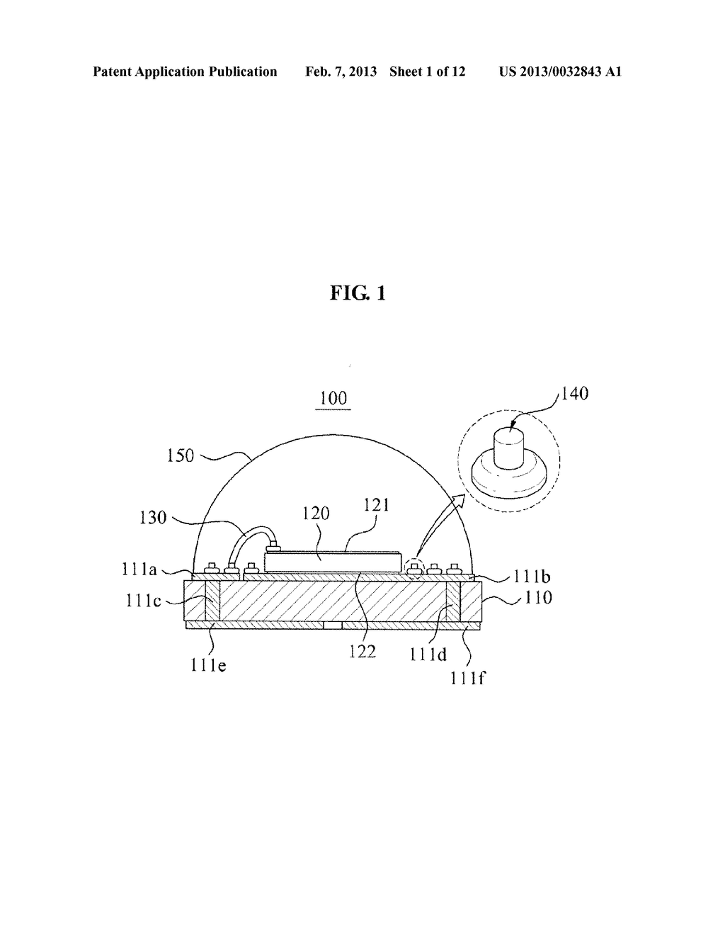 LIGHT EMITTING DIODE PACKAGE AND MANUFACTURING METHOD THEREOF - diagram, schematic, and image 02