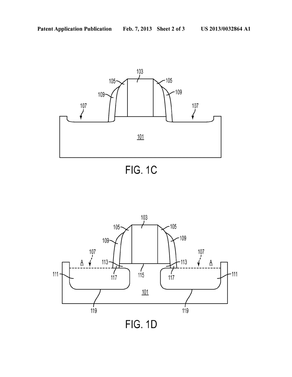 TRANSISTOR WITH BOOT SHAPED SOURCE/DRAIN REGIONS - diagram, schematic, and image 03