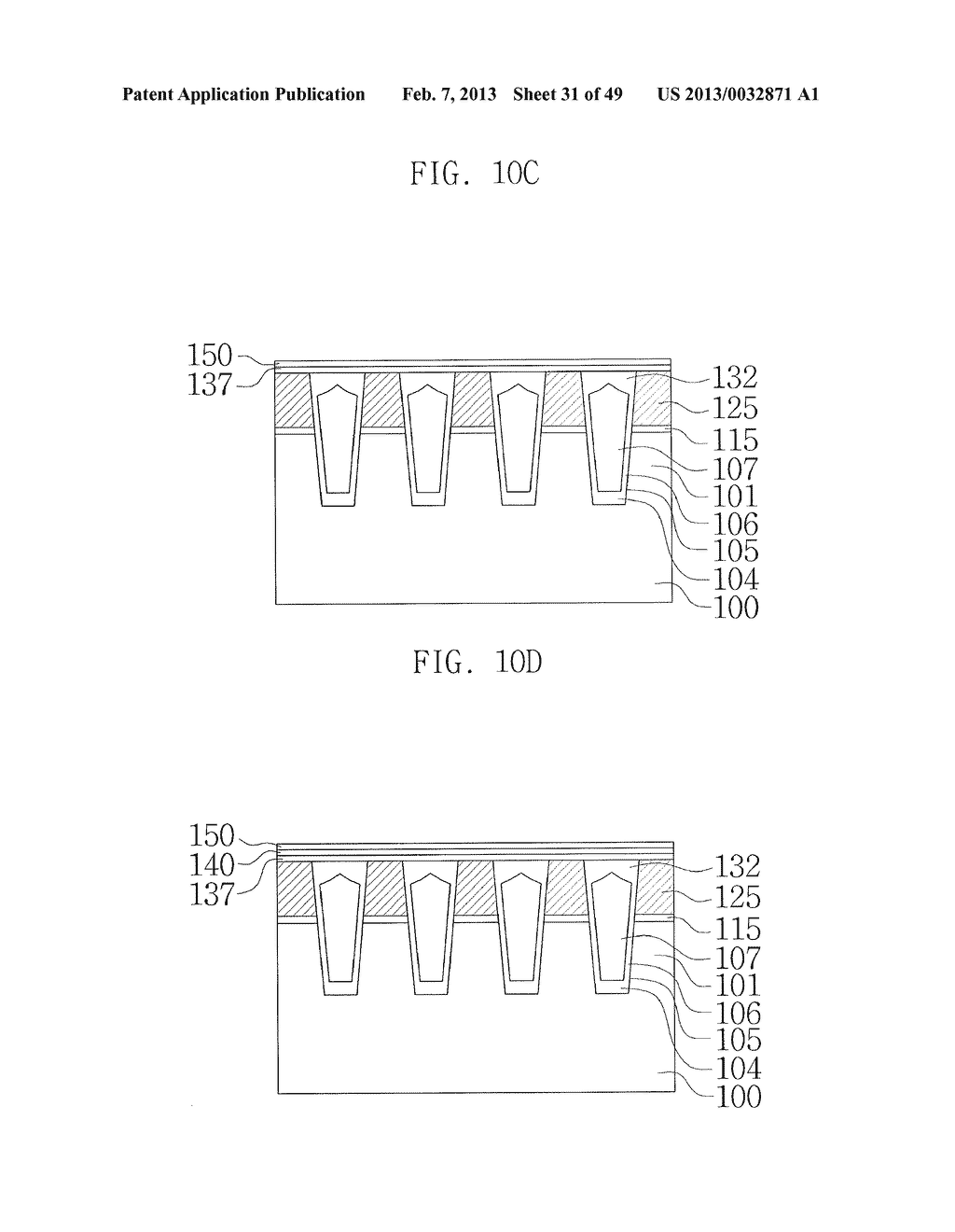 SEMICONDUCTOR DEVICE HAVING AIR GAP AND METHOD OF FABRICATING THE SAME - diagram, schematic, and image 32