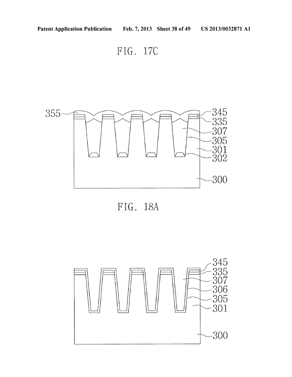 SEMICONDUCTOR DEVICE HAVING AIR GAP AND METHOD OF FABRICATING THE SAME - diagram, schematic, and image 39