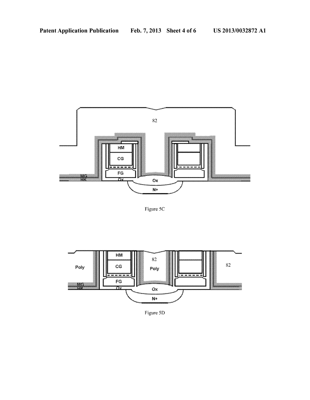 Non-volatile Memory Cell Having A High K Dielectric And Metal Gate - diagram, schematic, and image 05