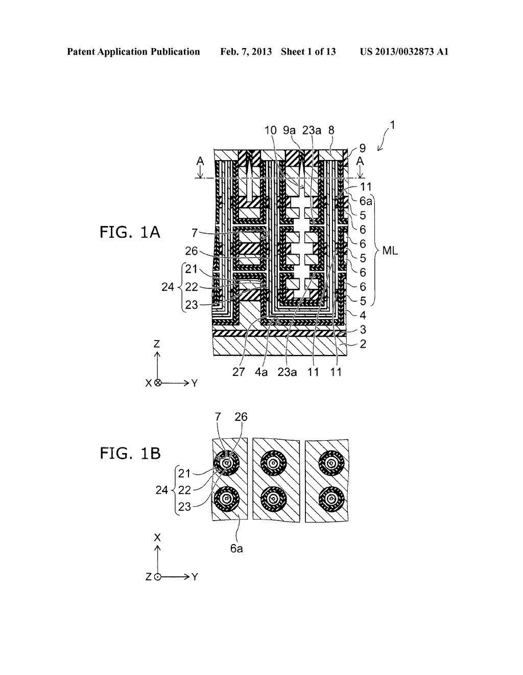 SEMICONDUCTOR MEMORY DEVICE AND METHOD FOR MANUFACTURING THE SAME - diagram, schematic, and image 02