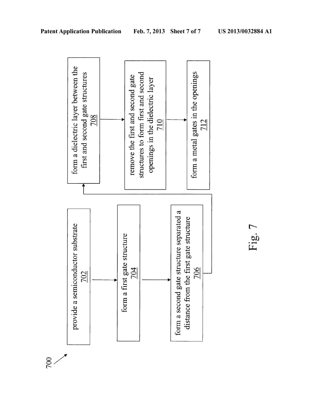 INTEGRATED CIRCUIT DEVICE HAVING DEFINED GATE SPACING AND METHOD OF     DESIGNING AND FABRICATING THEREOF - diagram, schematic, and image 08