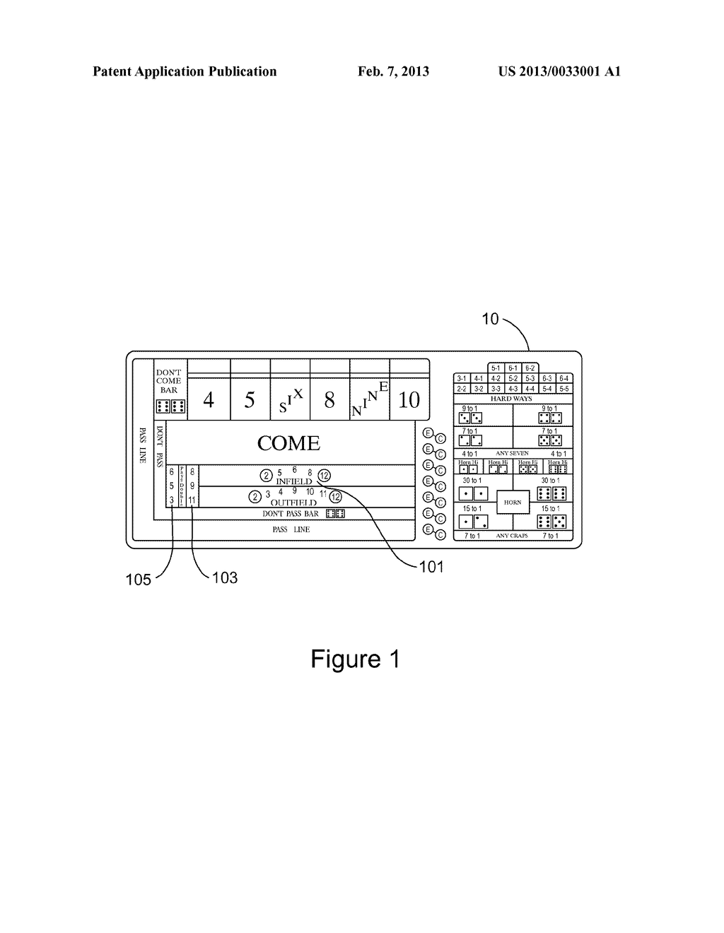 Game of Craps - diagram, schematic, and image 02