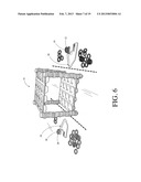 PATTERN BUILDING GAME ASSEMBLY WITH LAUNCHING APPARATUS AND METHODS diagram and image