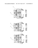 PATTERN BUILDING GAME ASSEMBLY WITH LAUNCHING APPARATUS AND METHODS diagram and image