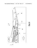 GAS TURBINE EXHAUST NOZZLE DIVERGENT FLAP SEAL diagram and image