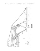 GAS TURBINE EXHAUST NOZZLE DIVERGENT FLAP SEAL diagram and image