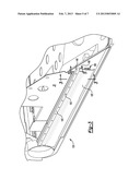 GAS TURBINE EXHAUST NOZZLE DIVERGENT FLAP SEAL diagram and image