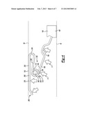 GAS TURBINE EXHAUST NOZZLE DIVERGENT FLAP SEAL diagram and image