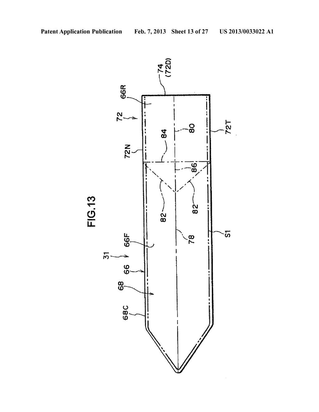 VEHICLE SIDE AIRBAG DEVICE - diagram, schematic, and image 14