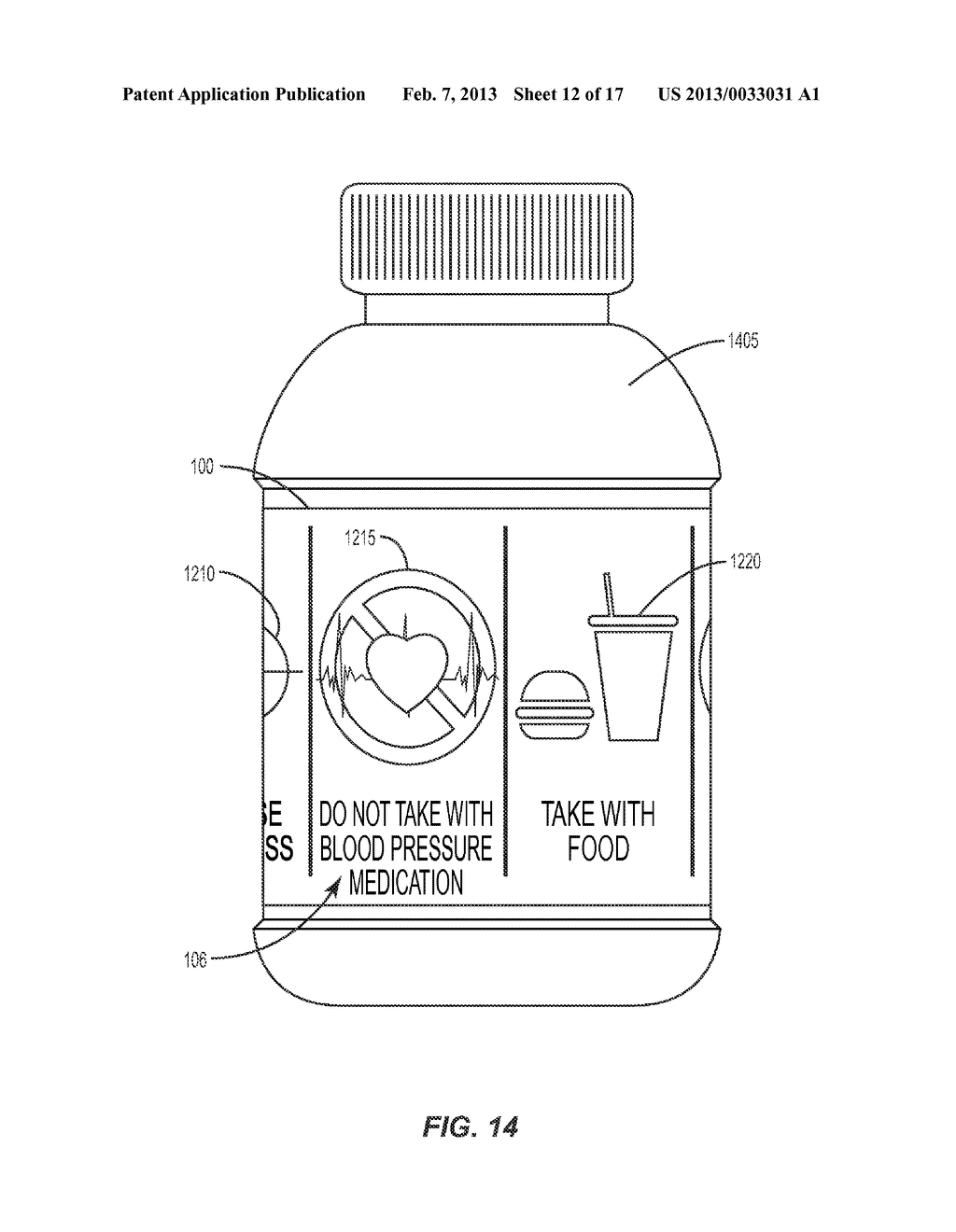 Rotating Label Warning System For A Container - diagram, schematic, and image 13