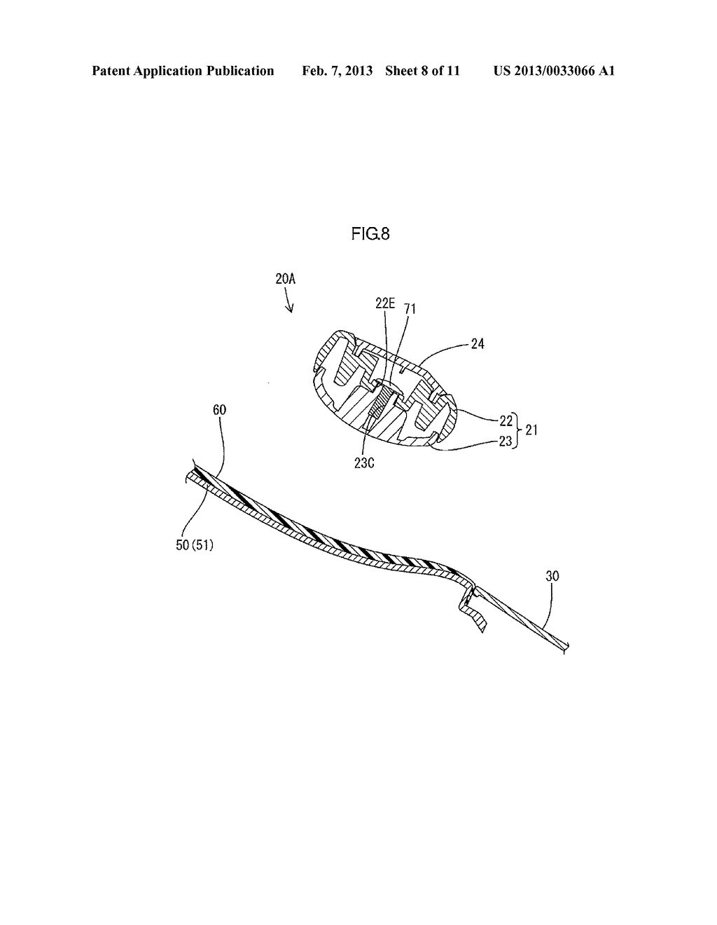 DOOR TRIM FOR VEHICLE - diagram, schematic, and image 09