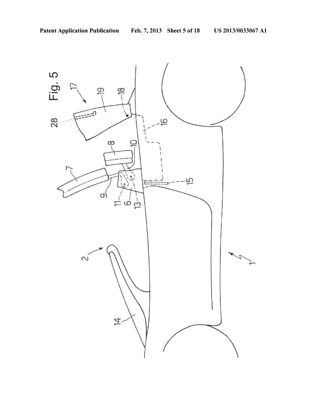 CAR WITH A SUN ROOF PROVIDED WITH A CONTAINING TANK OF THE REAR WINDOW - diagram, schematic, and image 06