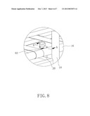 Swing with a folding back that automatically locks the swing diagram and image