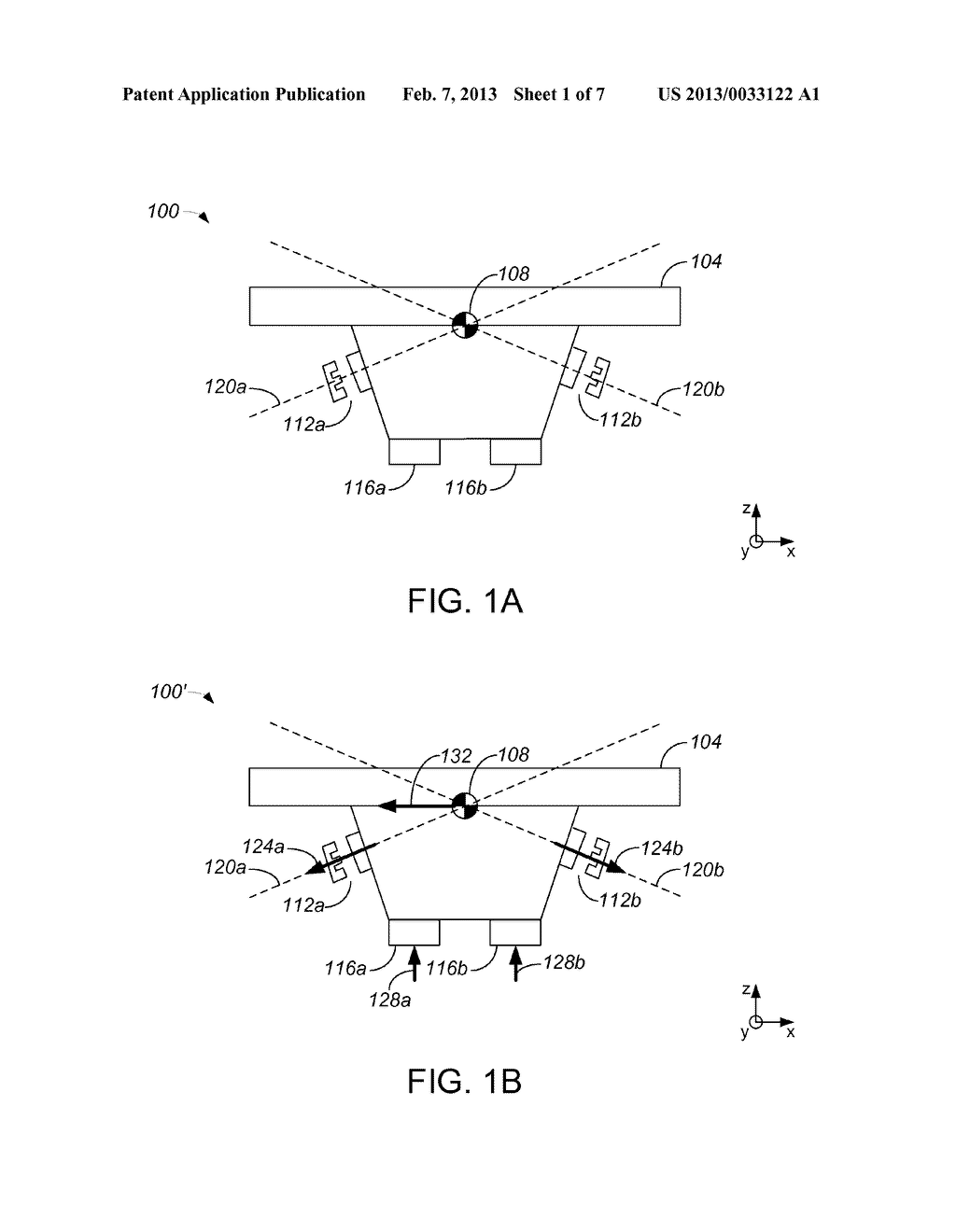 METHOD AND APPARATUS FOR DRIVING A STAGE USING ANGLED ACTUATORS FOR     PUSHPOINT MATCHING - diagram, schematic, and image 02