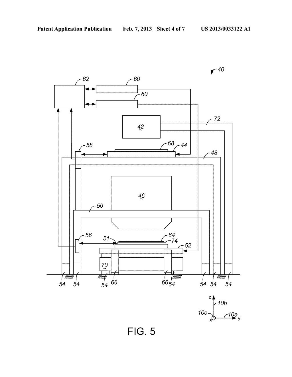 METHOD AND APPARATUS FOR DRIVING A STAGE USING ANGLED ACTUATORS FOR     PUSHPOINT MATCHING - diagram, schematic, and image 05
