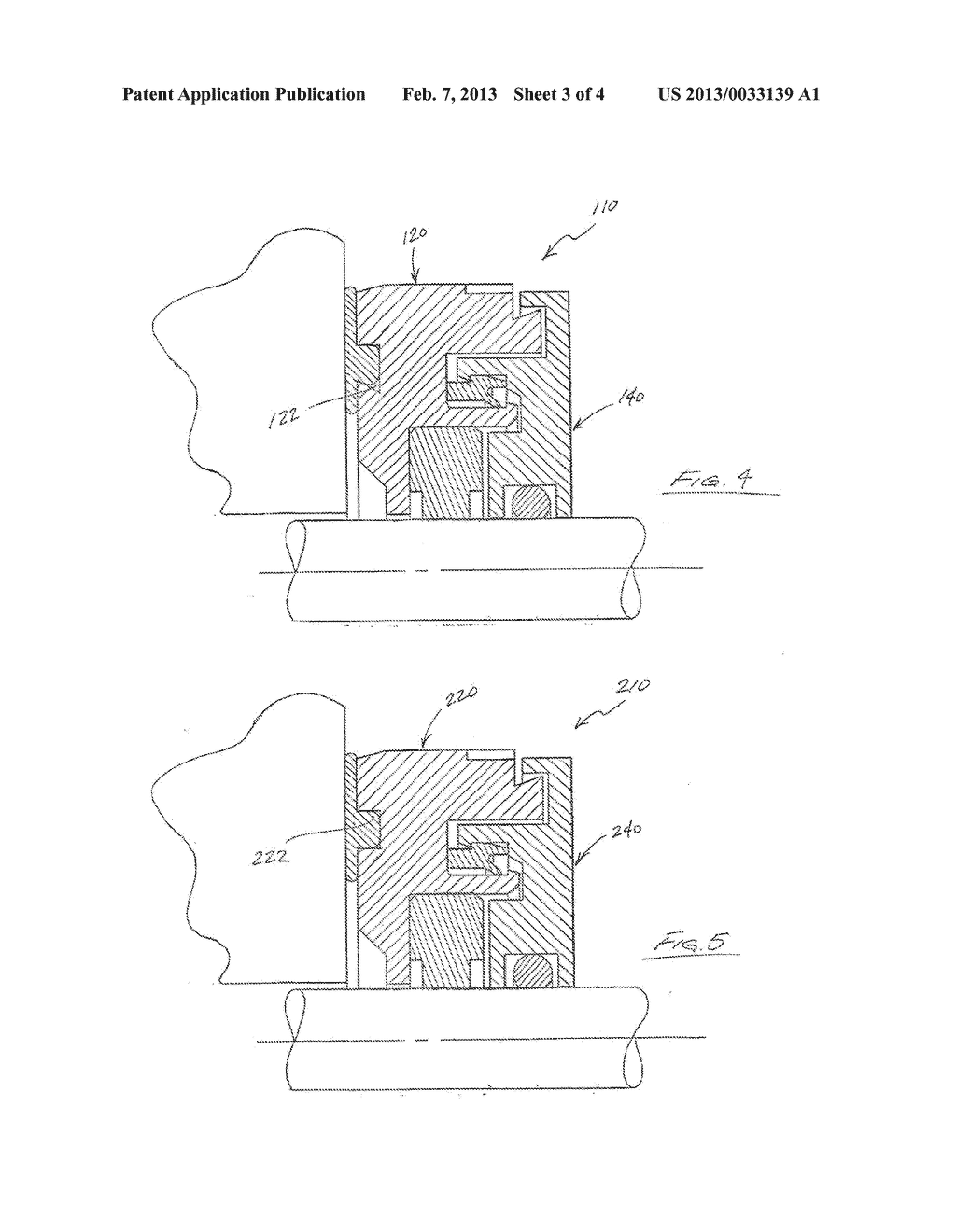 Method of Securing a Sealing Device to a Housing with a Limited Bore     Diameter - diagram, schematic, and image 04