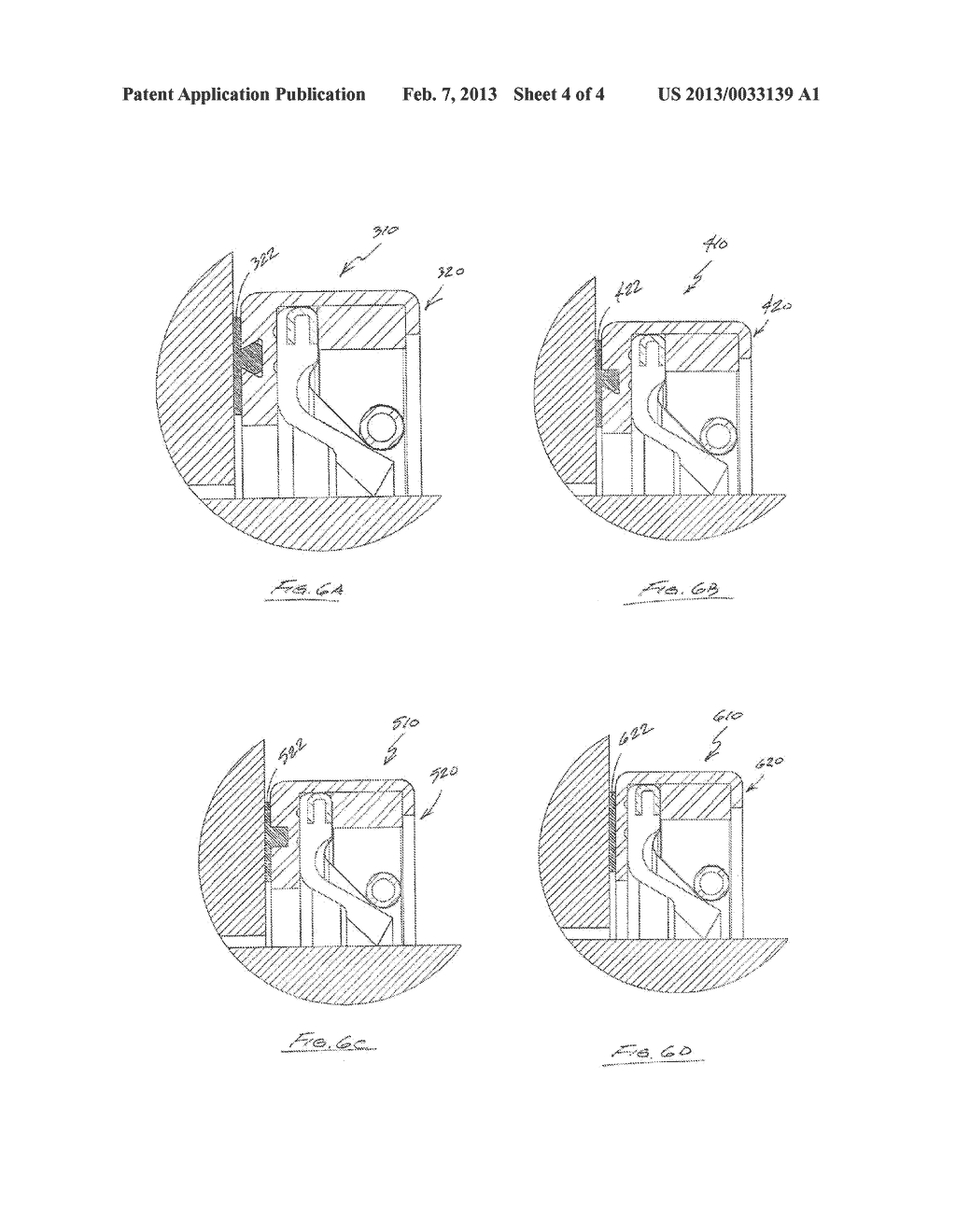 Method of Securing a Sealing Device to a Housing with a Limited Bore     Diameter - diagram, schematic, and image 05