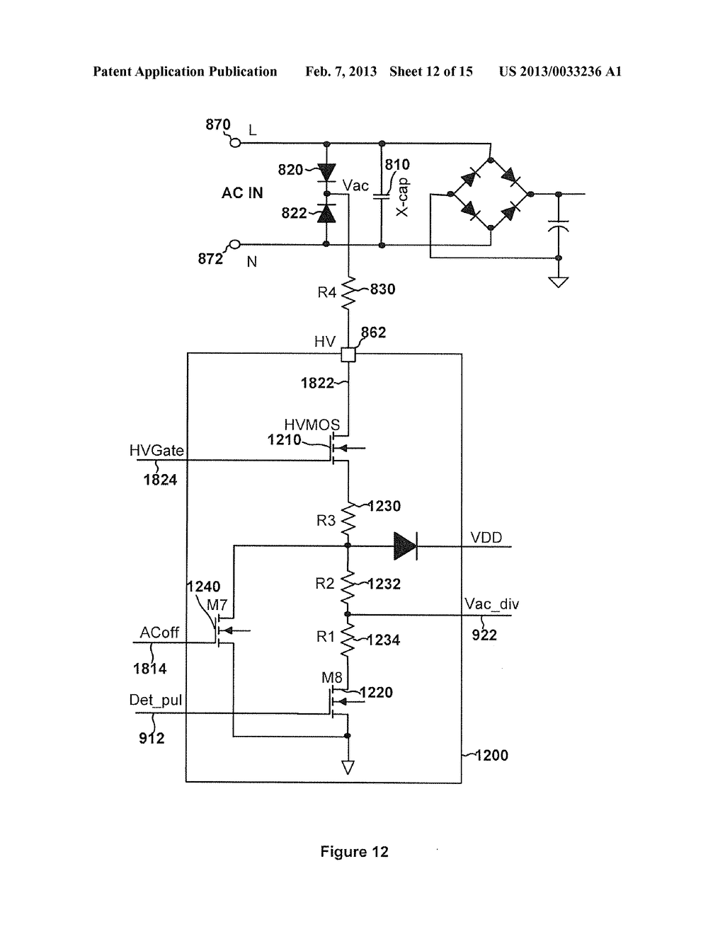 SYSTEMS AND METHODS FOR DISCHARGING AN AC INPUT CAPACITOR WITH AUTOMATIC     DETECTION - diagram, schematic, and image 13