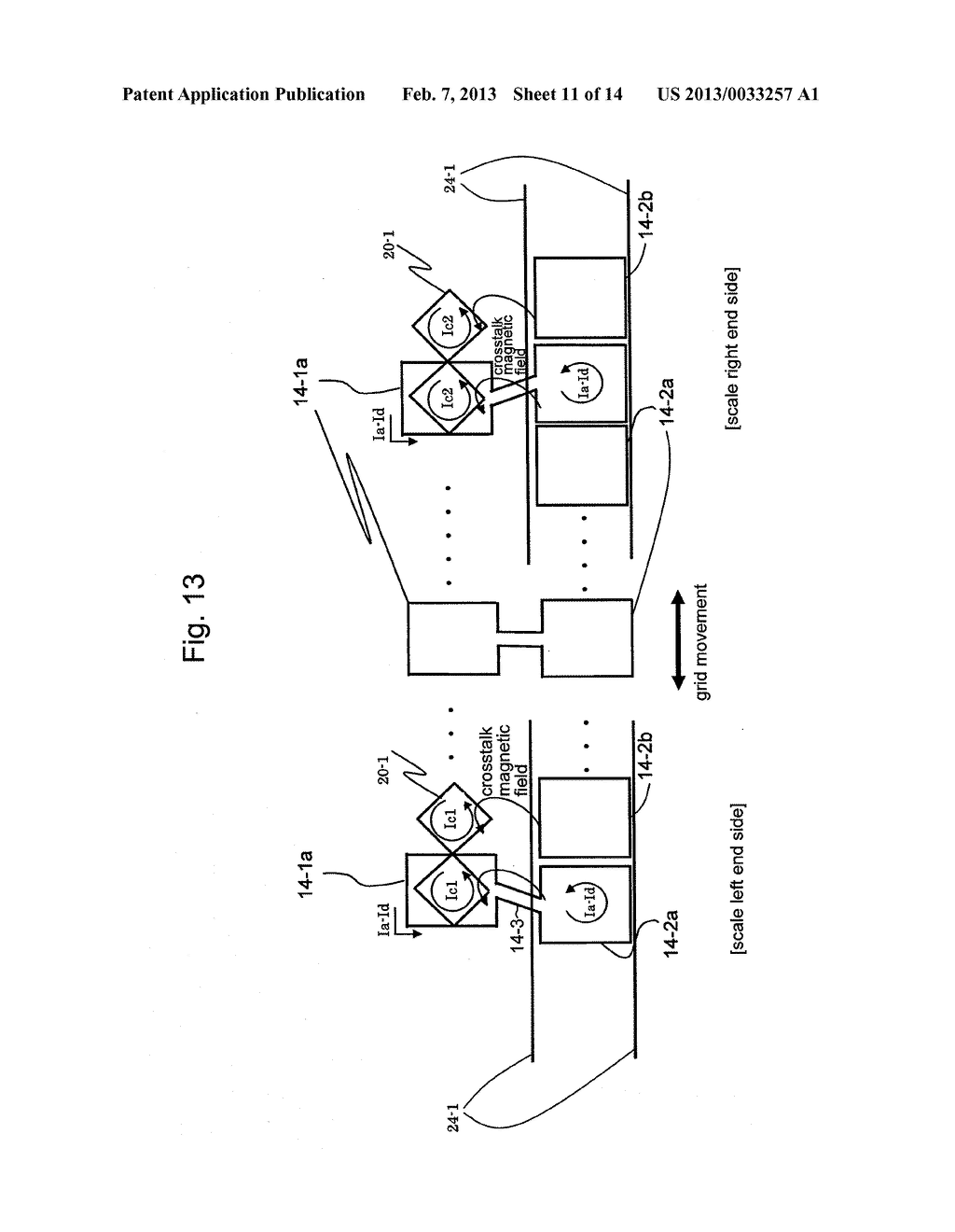 ELECTROMAGNETIC INDUCTION TYPE ABSOLUTE POSITION MEASURING ENCODER - diagram, schematic, and image 12