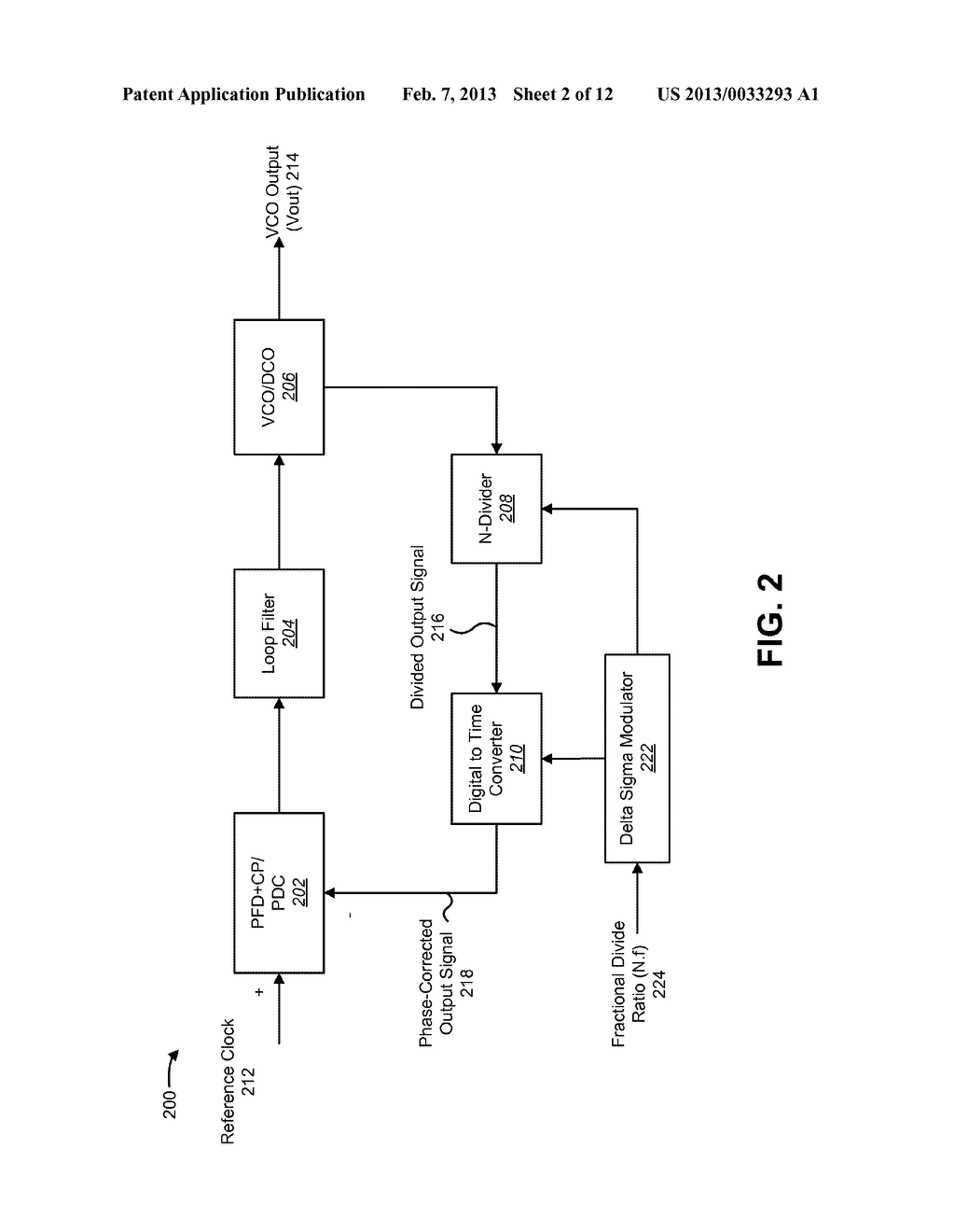 PHASE LOCKED LOOP WITH PHASE CORRECTION IN THE FEEDBACK LOOP - diagram, schematic, and image 03