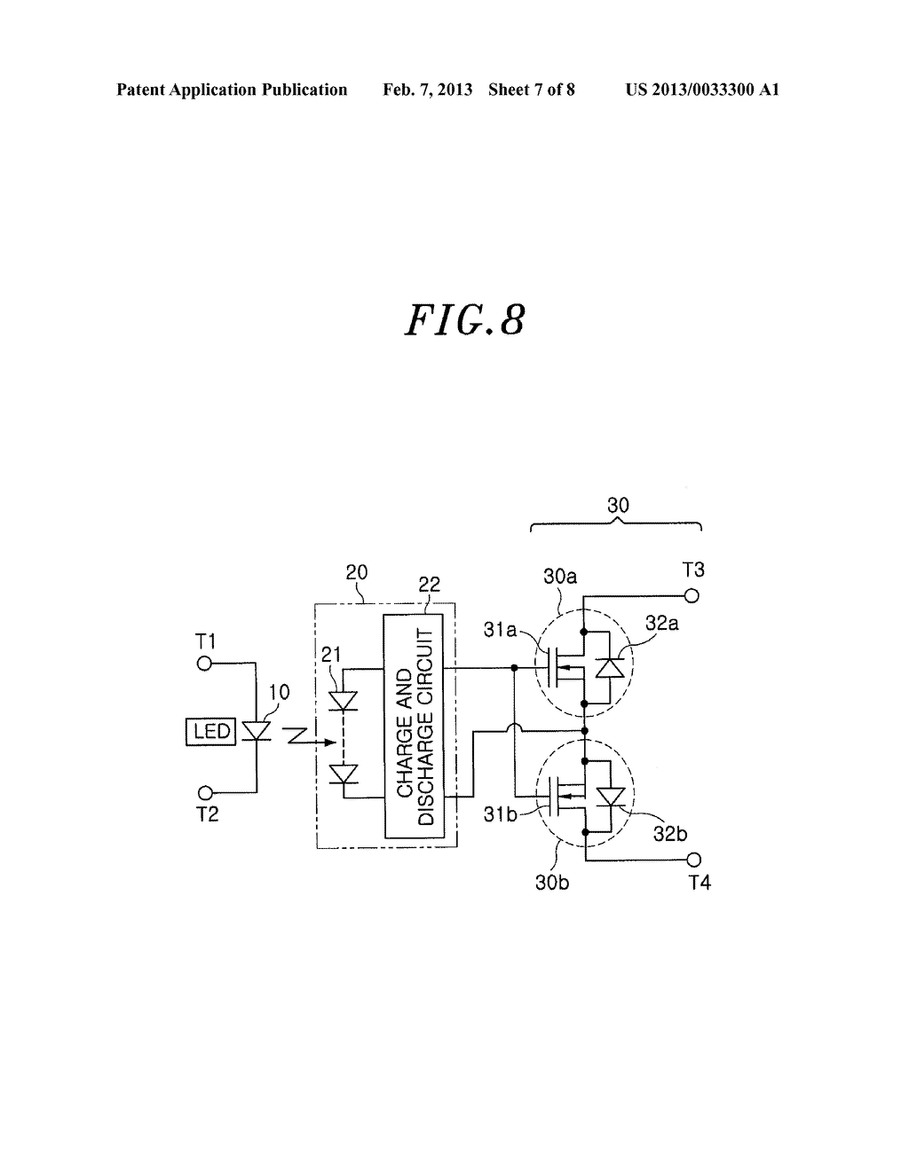 SEMICONDUCTOR DEVICE AND SOLID STATE RELAY USING SAME - diagram, schematic, and image 08
