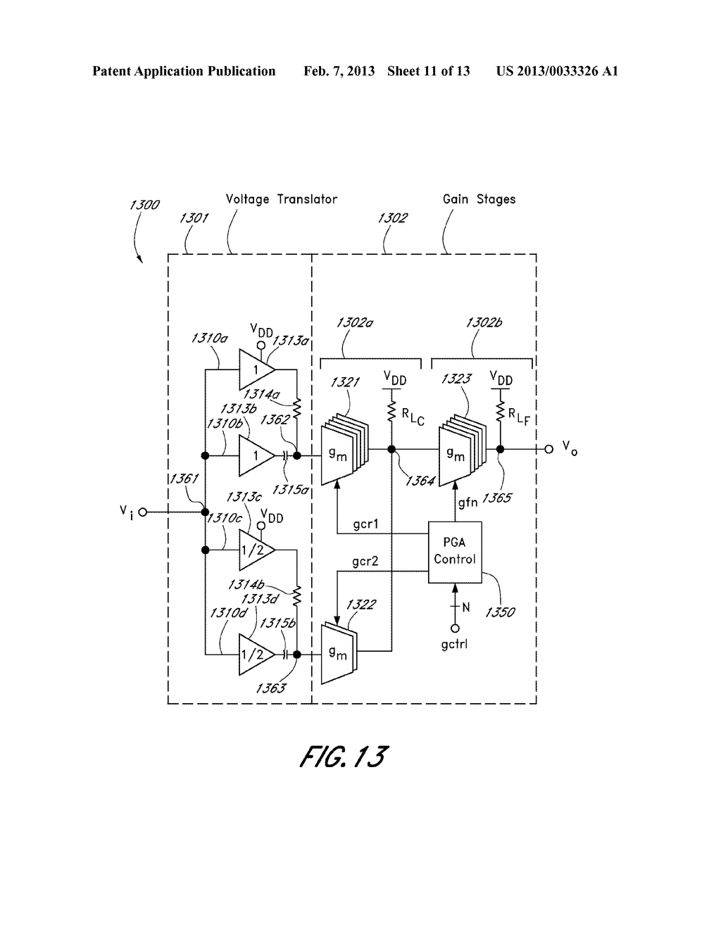 APPARATUS AND METHOD FOR DIGITALLY-CONTROLLED AUTOMATIC GAIN AMPLIFICATION - diagram, schematic, and image 12