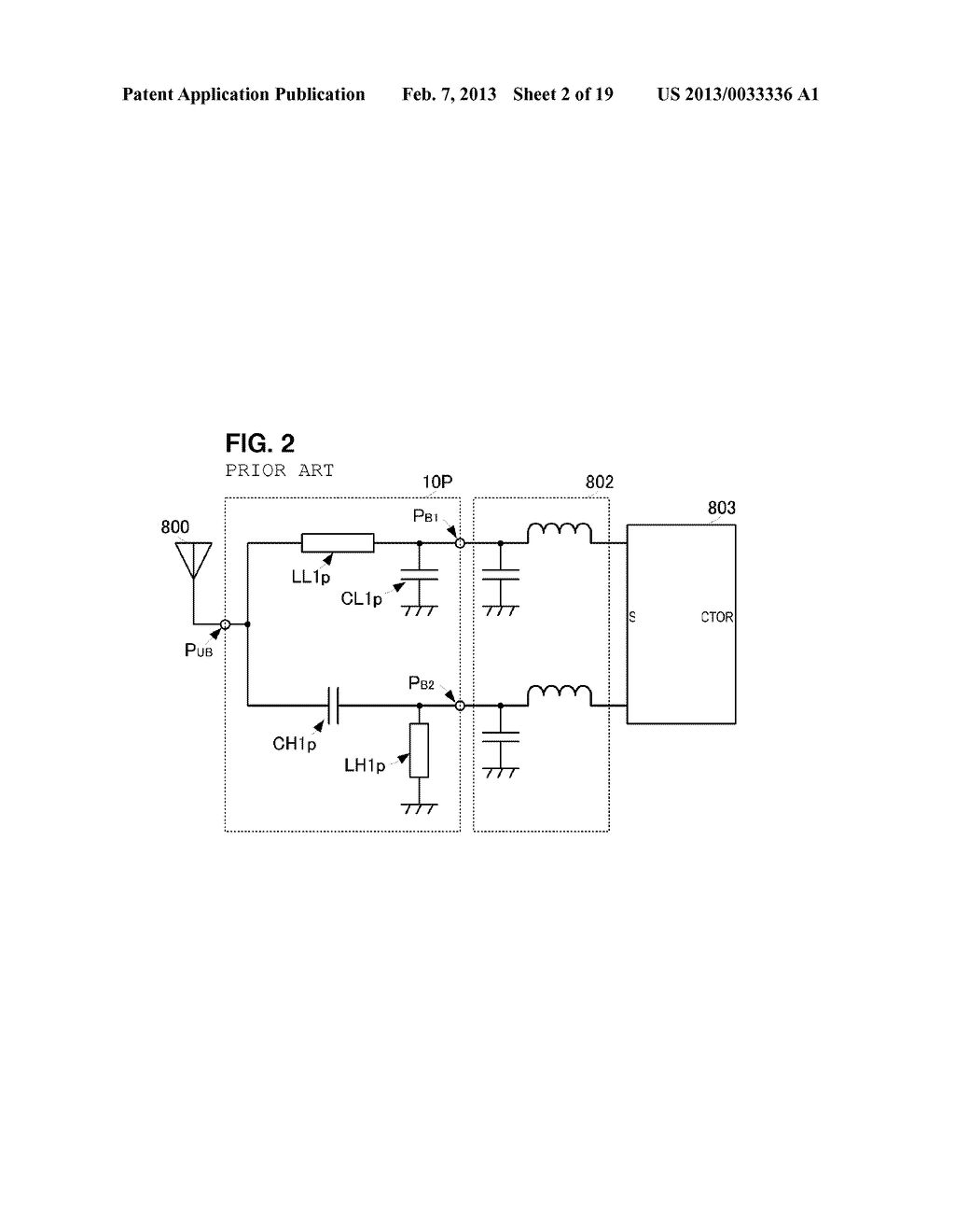 UNBALANCED-BALANCED CONVERSION CIRCUIT ELEMENT - diagram, schematic, and image 03