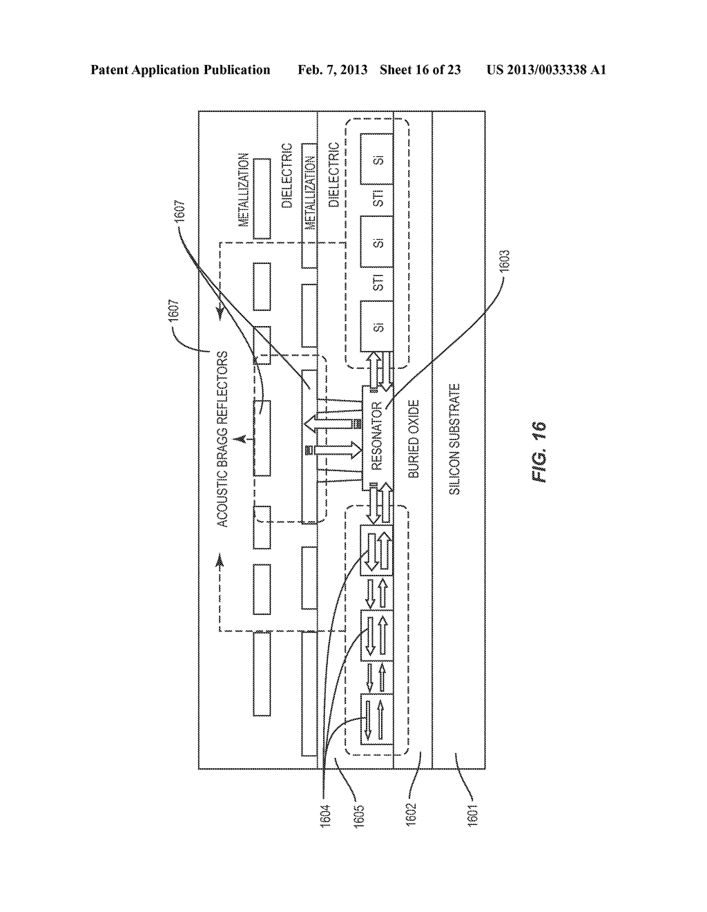 UNRELEASED MEMS RESONATOR AND METHOD OF FORMING SAME - diagram, schematic, and image 17