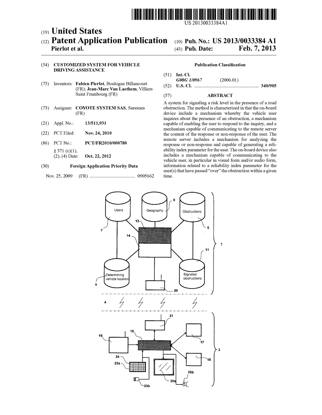 CUSTOMIZED SYSTEM FOR VEHICLE DRIVING ASSISTANCE - diagram, schematic, and image 01