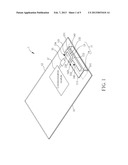 COMMUNICATION ELECTRONIC DEVICE AND ANTENNA STRUCTURE THEREIN diagram and image