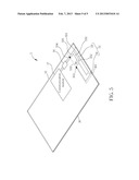 COMMUNICATION ELECTRONIC DEVICE AND ANTENNA STRUCTURE THEREIN diagram and image