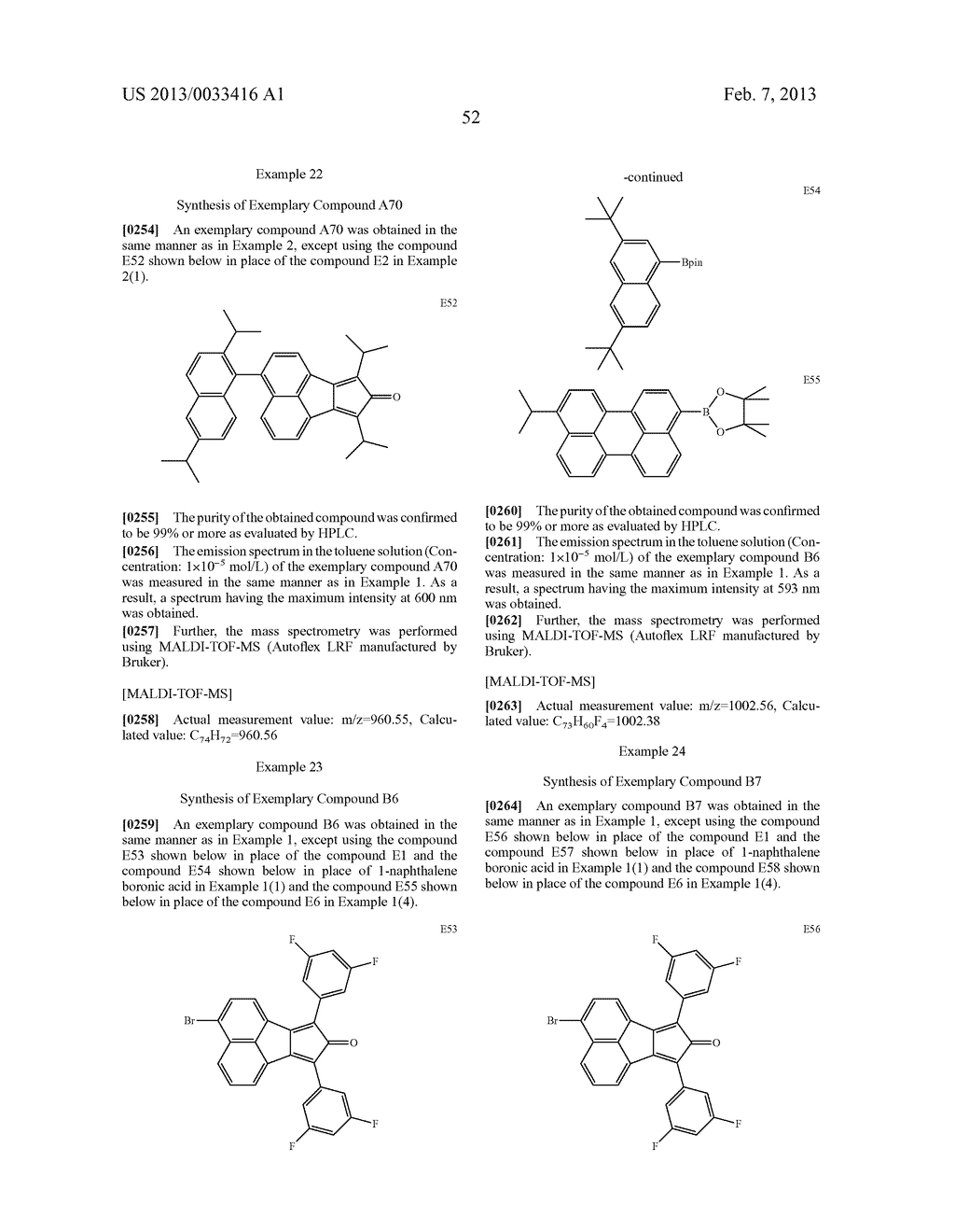 ORGANIC COMPOUND AND ORGANIC LIGHT EMITTING DEVICE HAVING THE SAME - diagram, schematic, and image 55