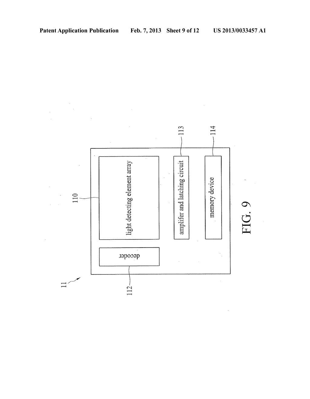 IMAGE SENSOR AND OPTICAL TOUCH SYSTEM INCLUDING THE SAME - diagram, schematic, and image 10