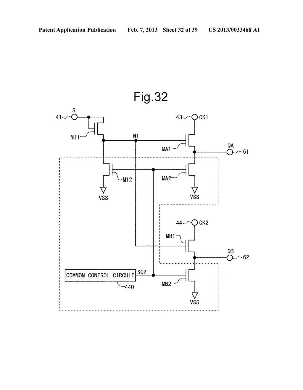 SCANNING SIGNAL LINE DRIVE CIRCUIT AND DISPLAY DEVICE PROVIDED WITH SAME - diagram, schematic, and image 33