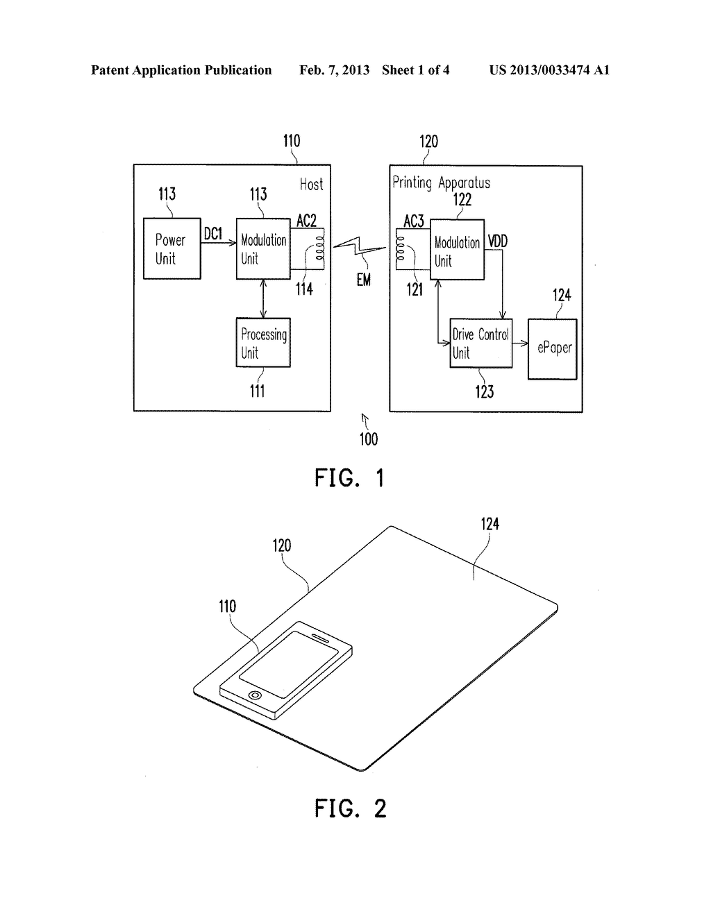 PRINTING SYSTEM AND ALIGNING STRUCTURE OF WIRELESS DATA TRANSMISSION     INTERFACE THEREOF - diagram, schematic, and image 02