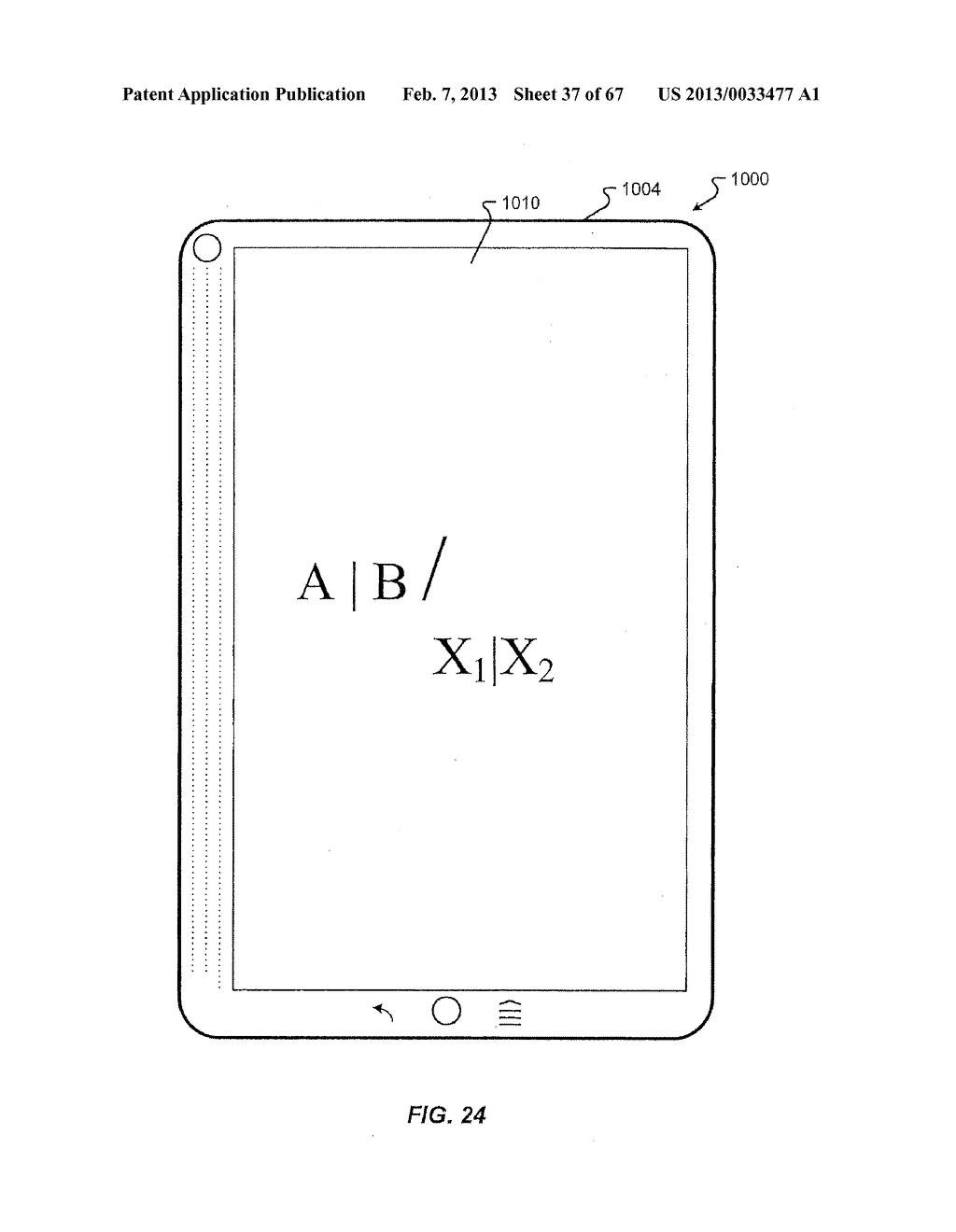 SMART PAD OPERATION WITH DIFFERING DISPLAY PARAMETERS APPLIED TO DIFFERENT     DISPLAY ELEMENTS - diagram, schematic, and image 38