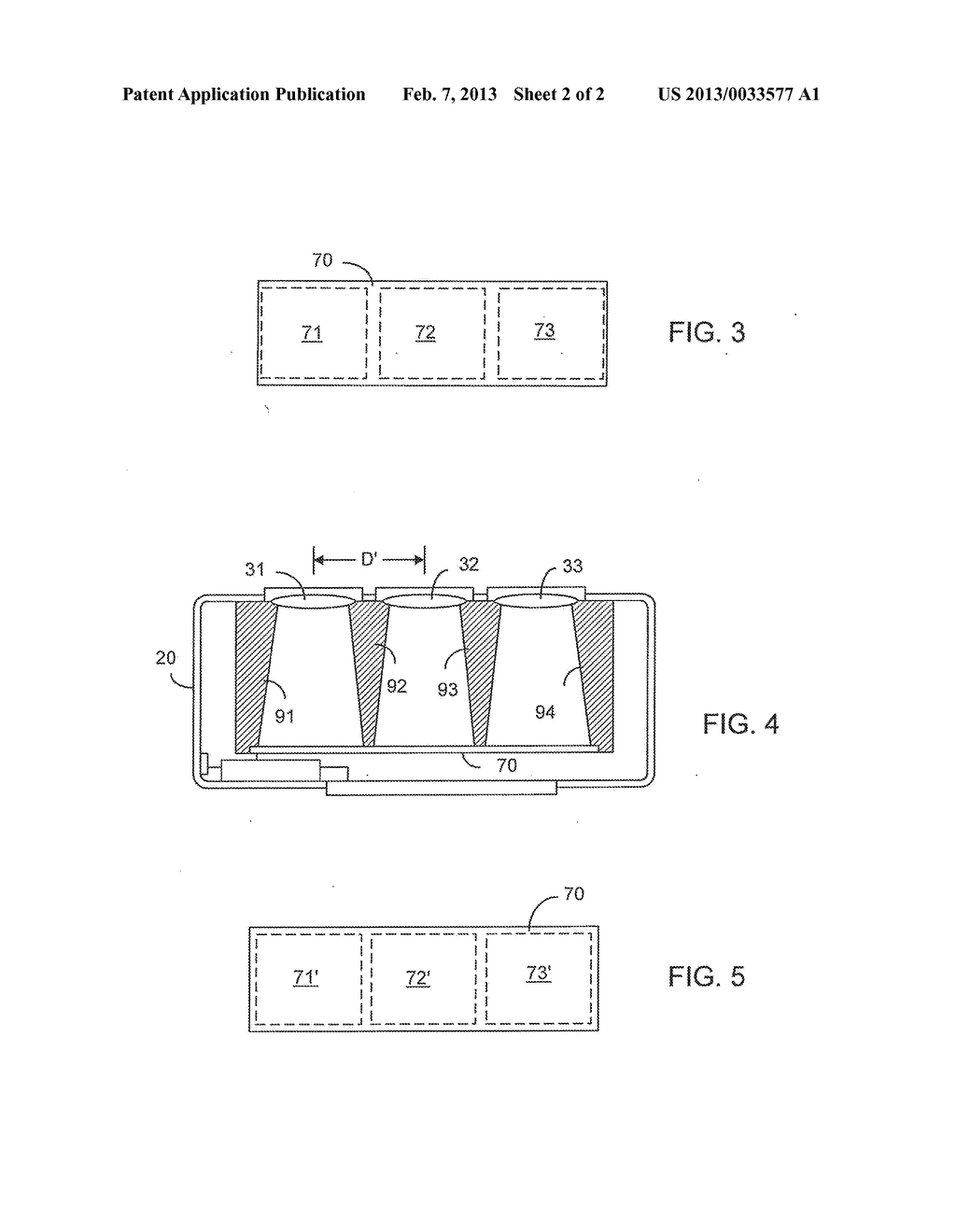 MULTI-LENS CAMERA WITH A SINGLE IMAGE SENSOR - diagram, schematic, and image 03