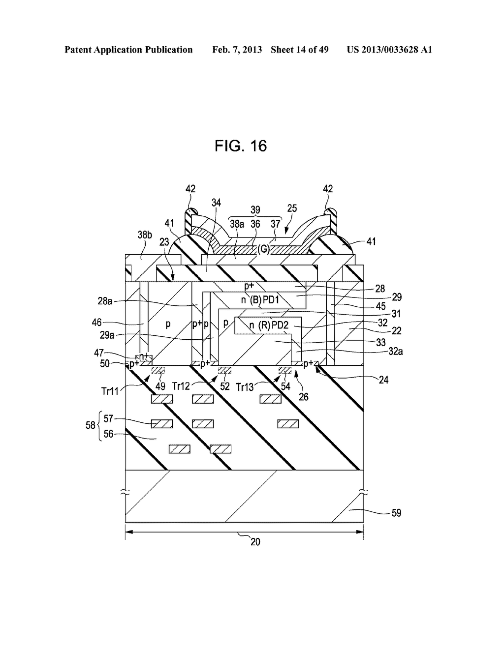 SOLID-STATE IMAGING DEVICE, METHOD OF MANUFACTURING THE SAME, AND     ELECTRONIC APPARATUS - diagram, schematic, and image 15