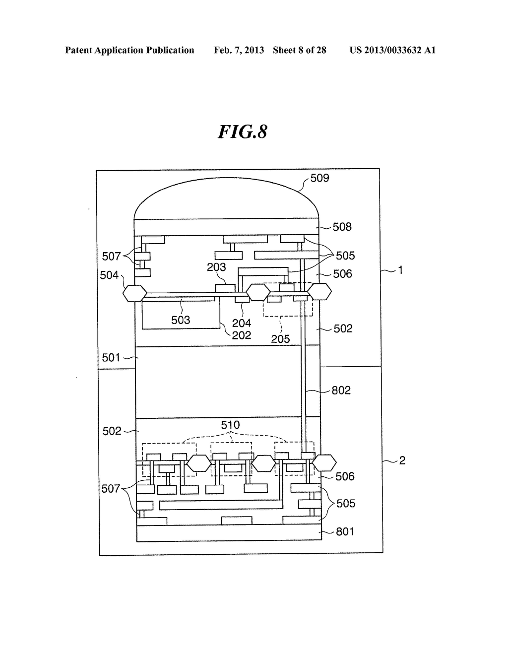 IMAGE PICKUP DEVICE THAT IS PROVIDED WITH PERIPHERAL CIRCUITS TO PREVENT     CHIP AREA FROM BEING INCREASED, AND IMAGE PICKUP APPARATUS - diagram, schematic, and image 09